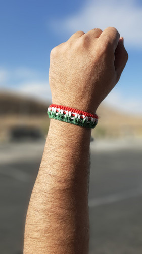 دست بند قلاب بافی ایران اکسسوری
